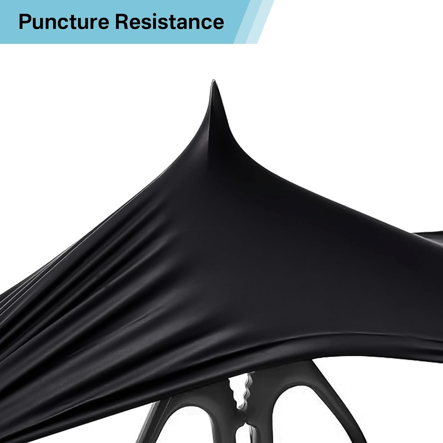 UYKKE 5mil Nitrile Gloves 1000pcs Black Disposable Gloves