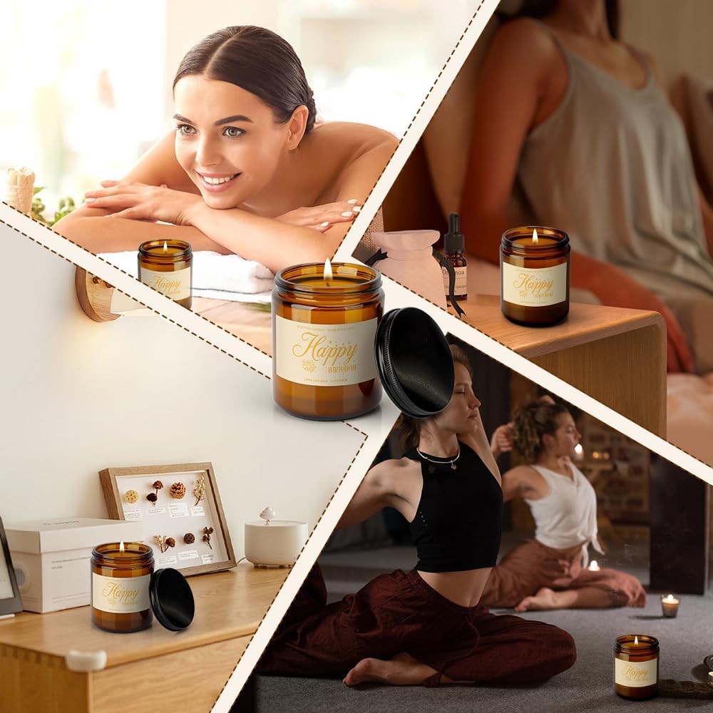 Happy Birthday Scented Candles for Women Men