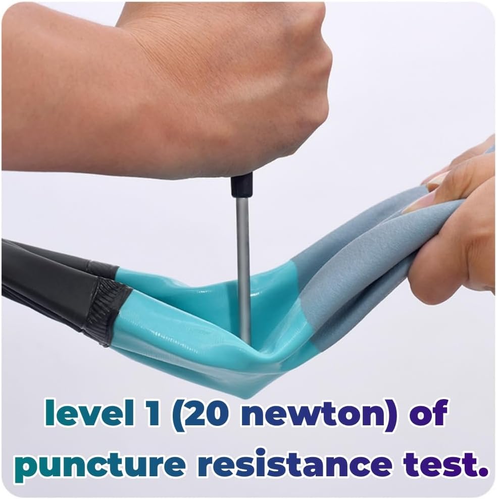 Qilerongrong Extra-Long Waterproof Rubber Gloves
