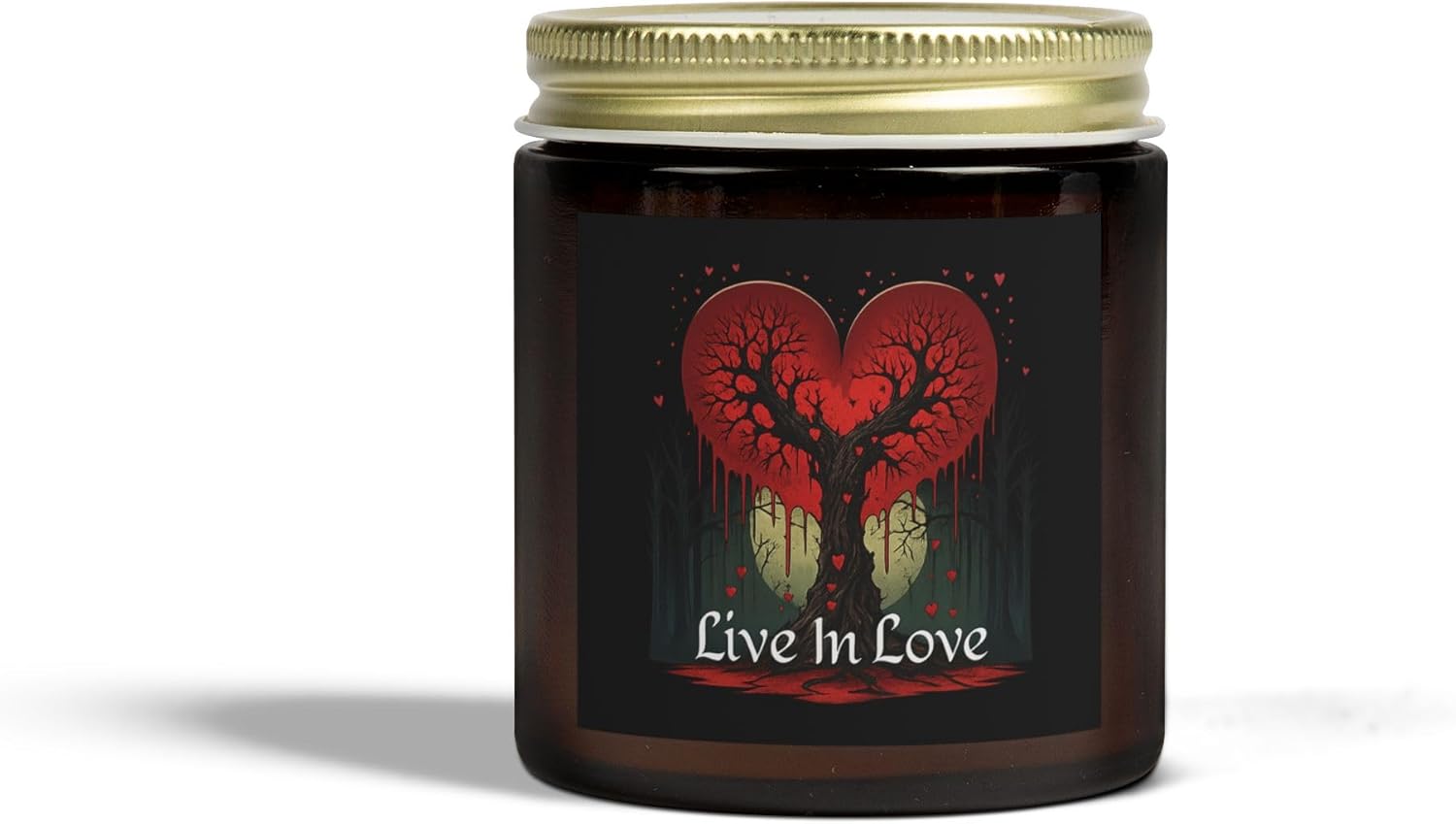 Live in Love Scented Candle for Valentines Day