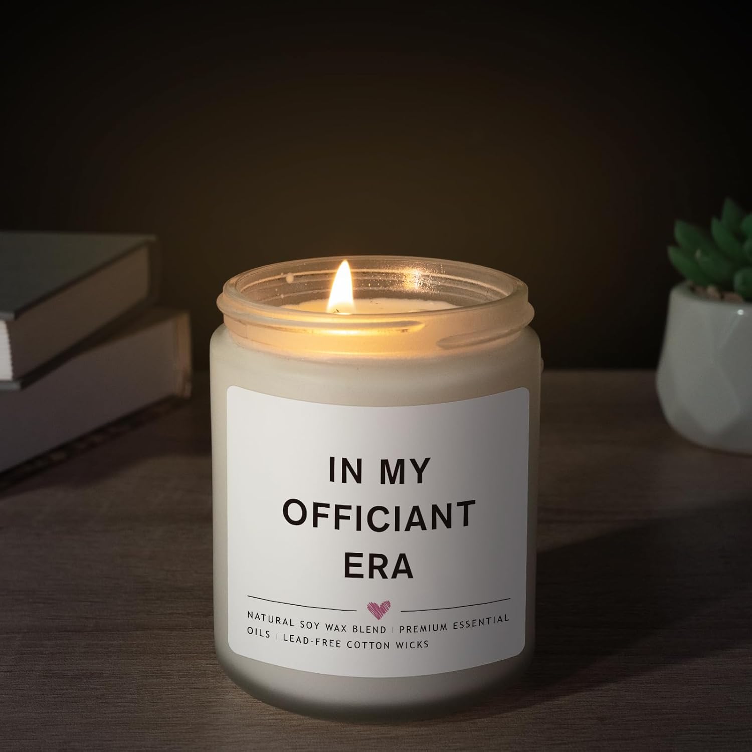 Wedding Officiant Gift 7 Oz Lavender Candle