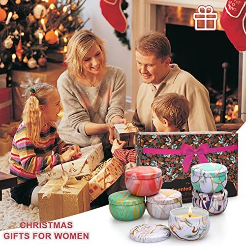 6 Pack Scented Candles Gift Set for Home Aromatherapy