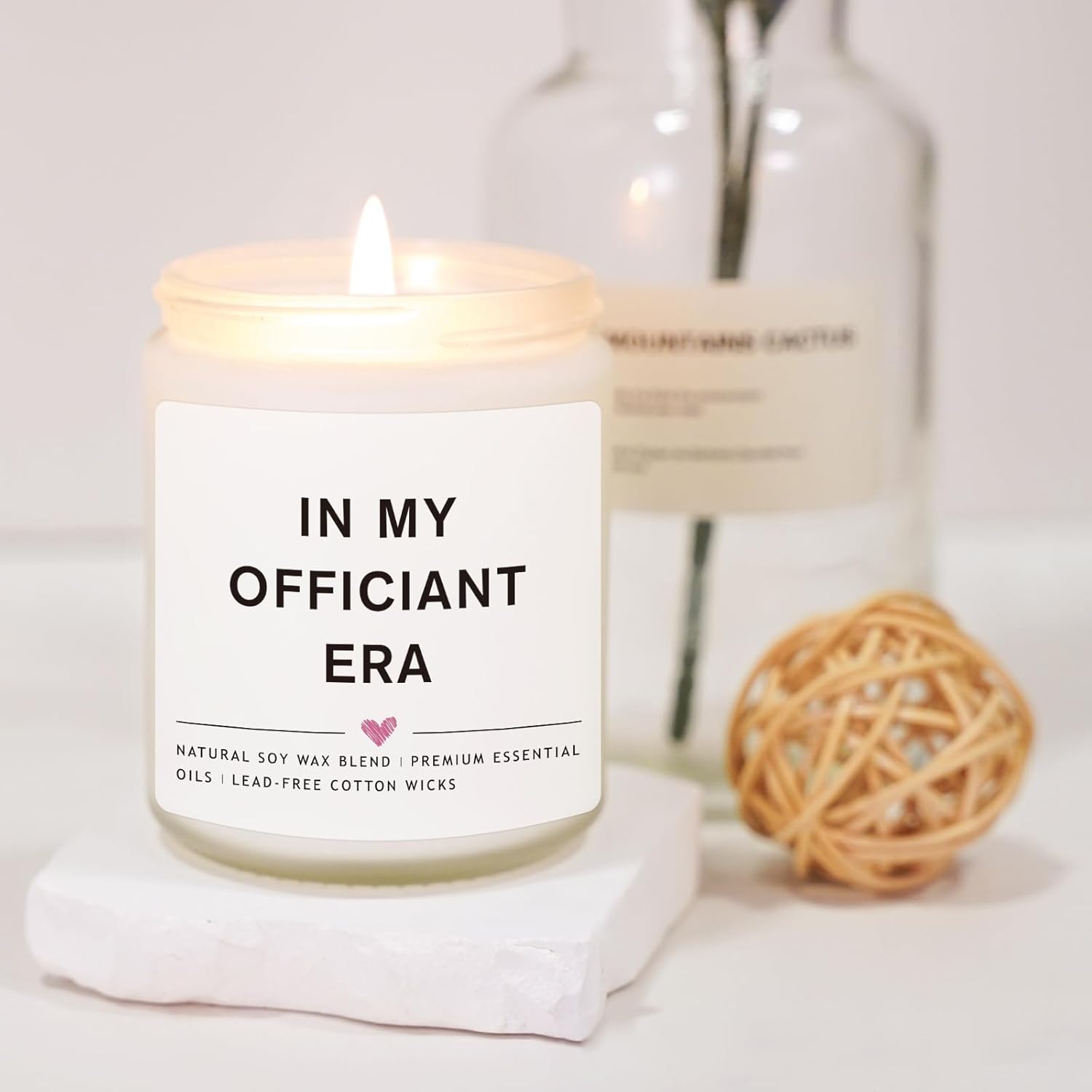 Wedding Officiant Gift 7 Oz Lavender Candle