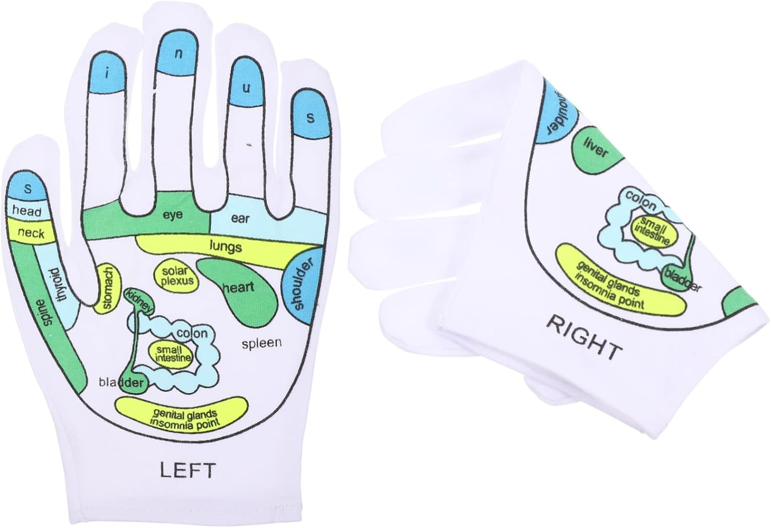 Homoyoyo Reflexology Gloves with Pressure Points