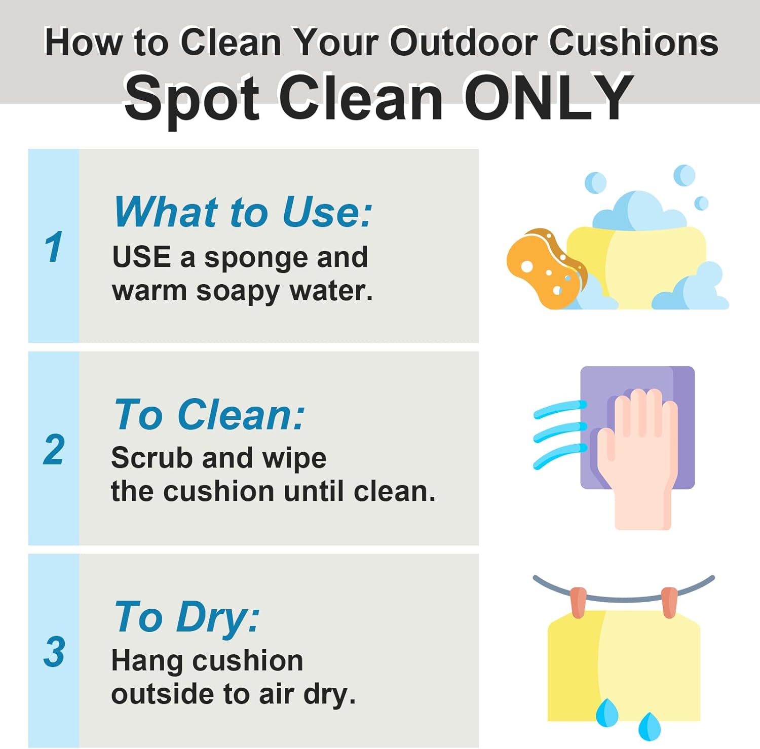Pcinfuns Outdoor Waterproof Throw Pillows Pack of 2