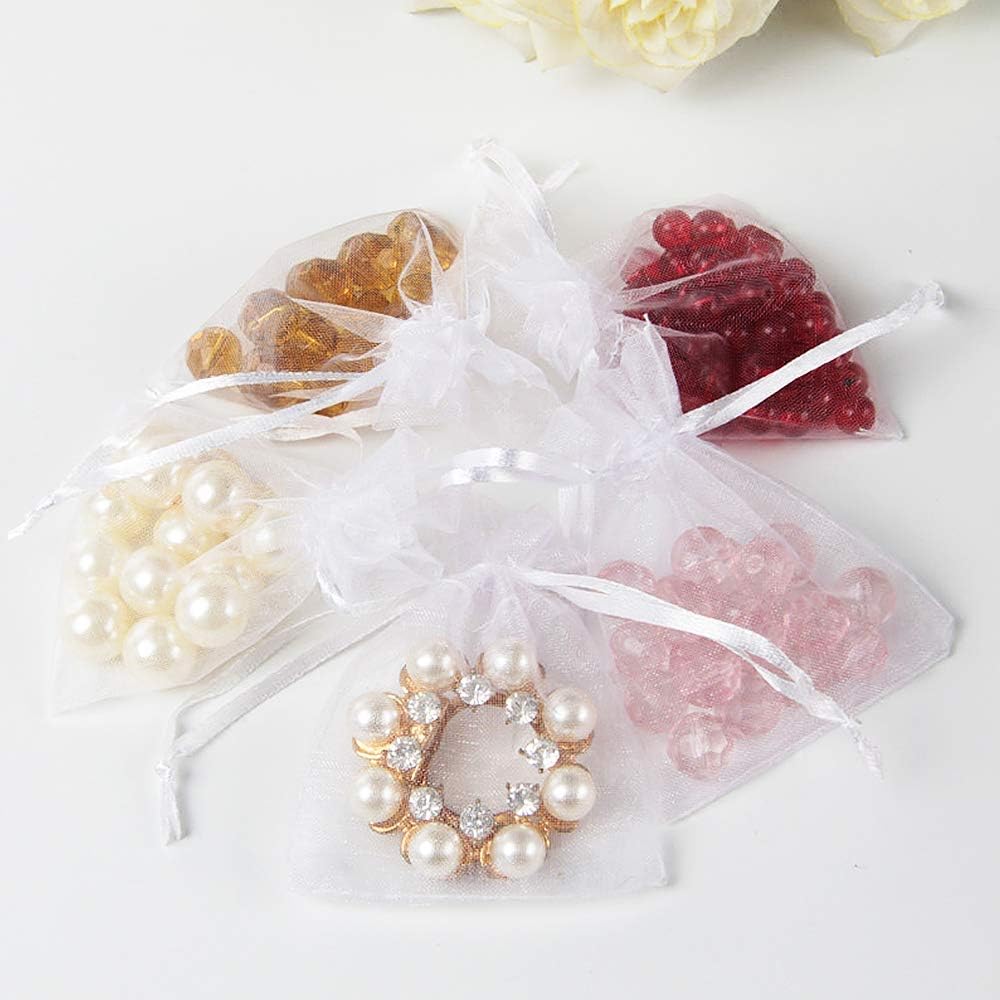 Stratalife 5x7 Organza Drawstring Bags 100PCS