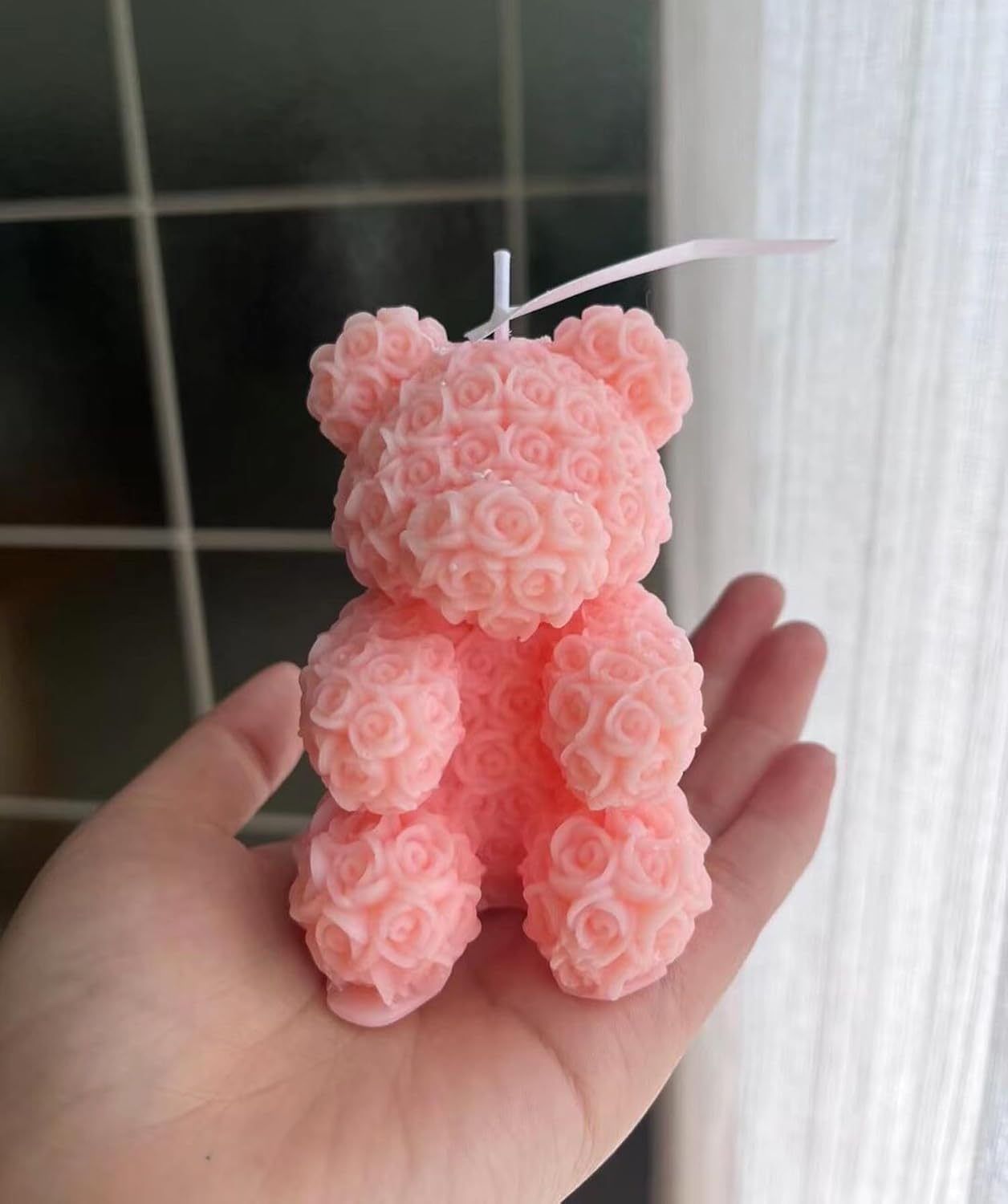 T-shin Pink Bear Shape Soy Wax Aroma Candle