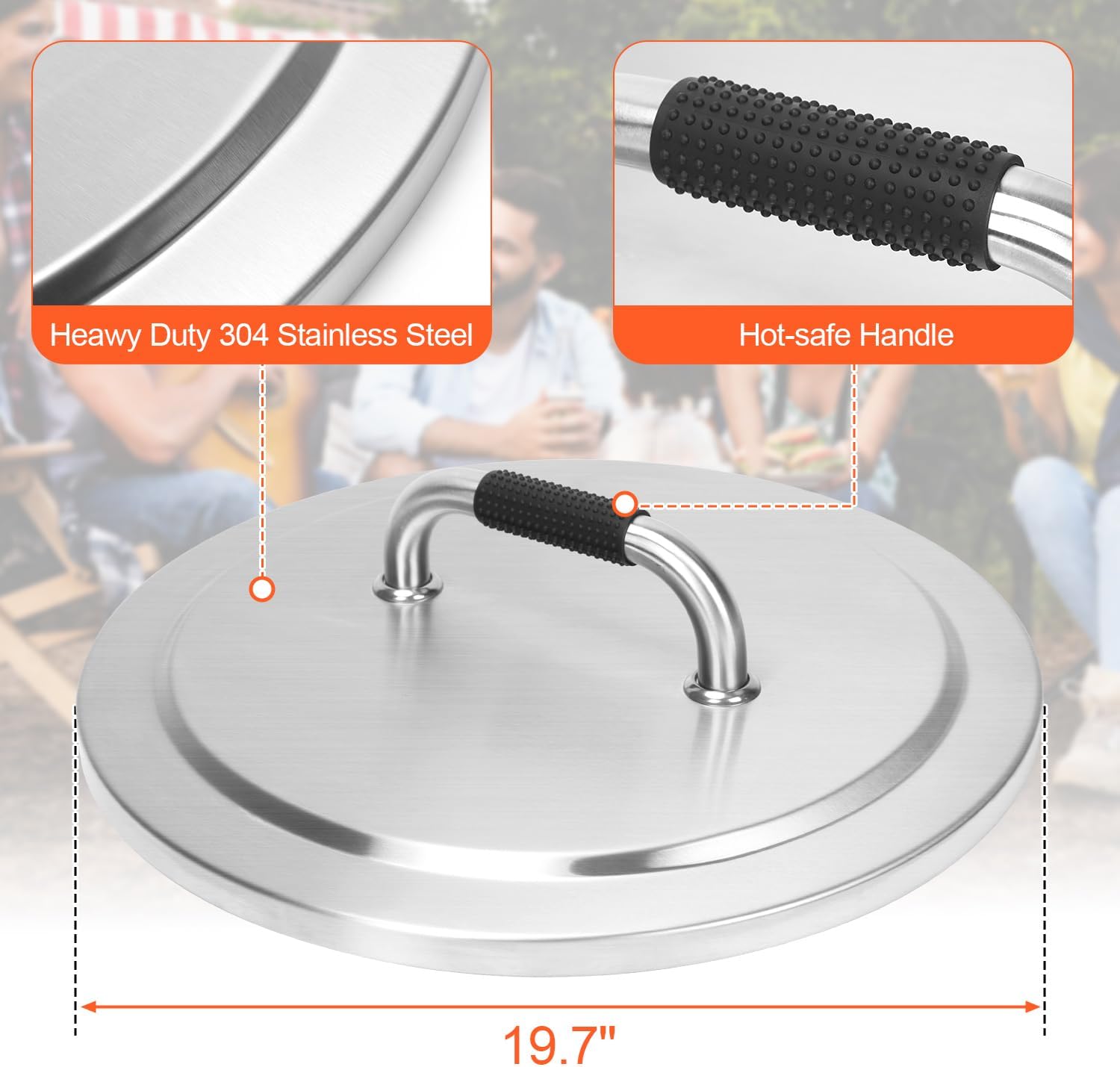 Fire Pit Lid and Stand for Solo Stove Bonfire 20