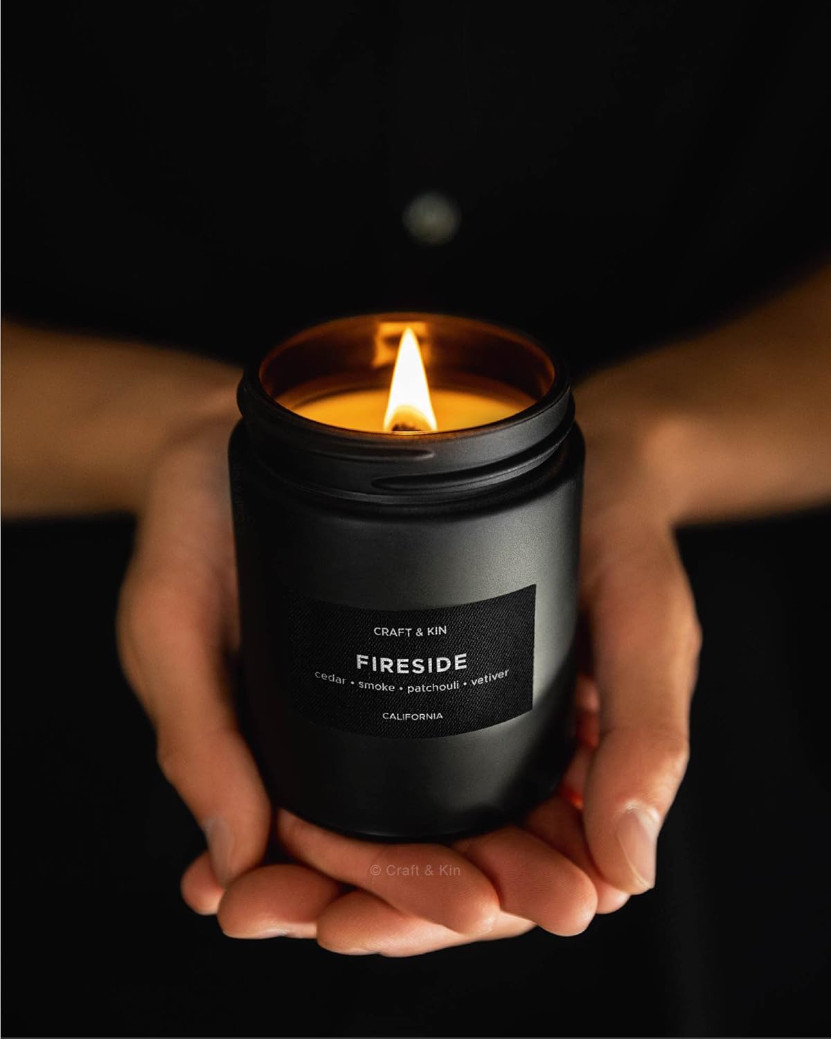 Craft Kin Smokey Fireside Candle for Men