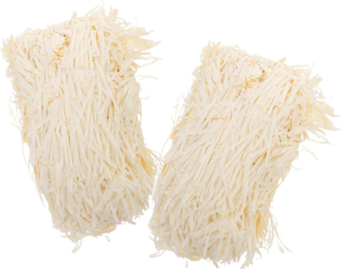 EXHUMKY 2 Pack Shredded Paper Filler for Boxes
