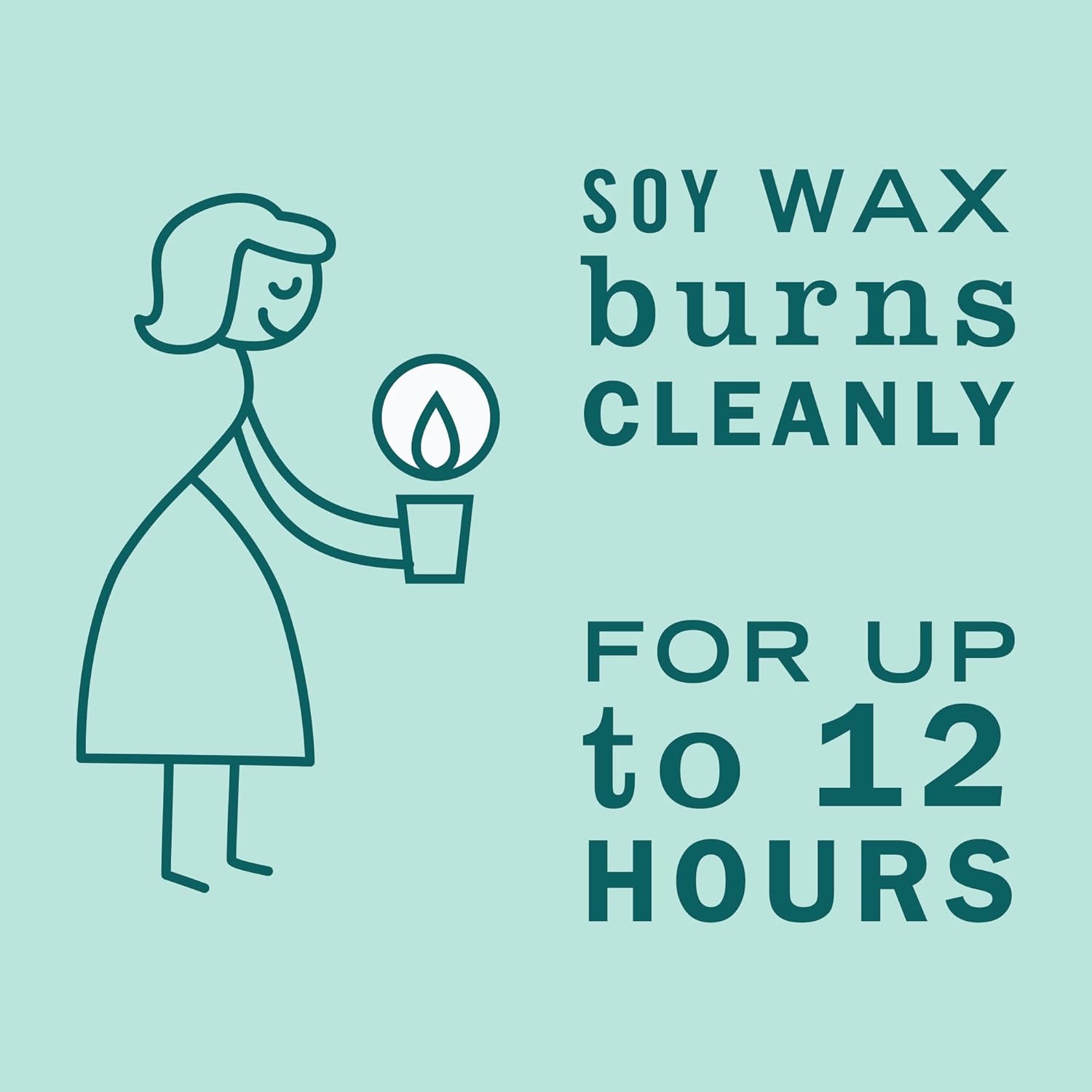 Mrs Meyers Clean Day Mint Soy Candle 12 Hour Burn