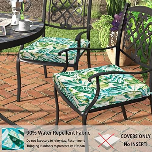 FUNHOME Outdoor Cushion Covers Set of 2 24x24x4 Inch