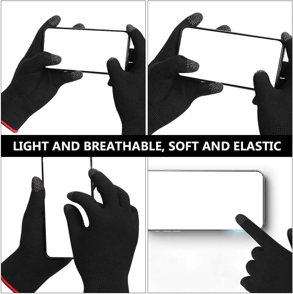 Healifty Touch Screen Warm Anti Slip Gloves for Men Women