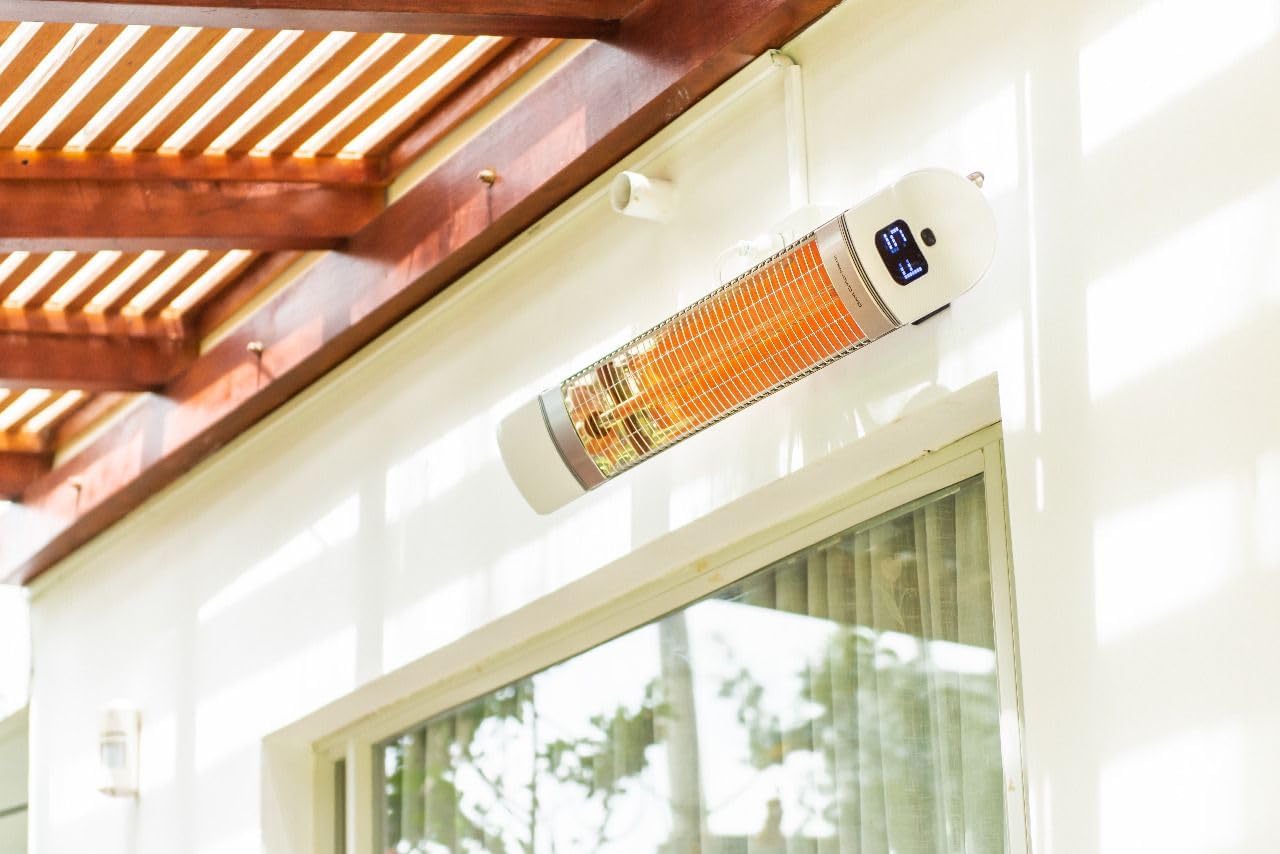 Luxeva Infrared Heater 300W 1500W 6 Heat Modes Waterproof Remote Control