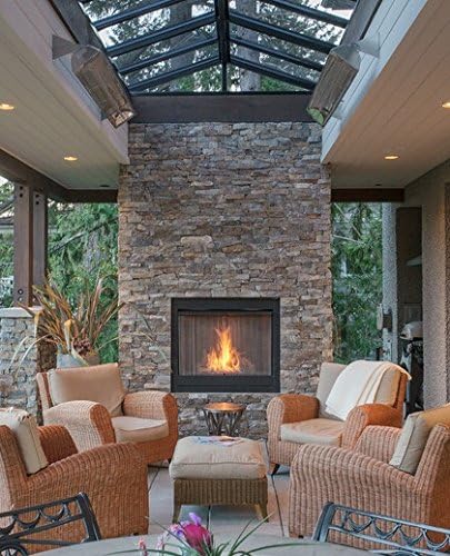 Infratech WD6024SS Dual Element 6000 Watt Electric Patio Heater Stainless Steel