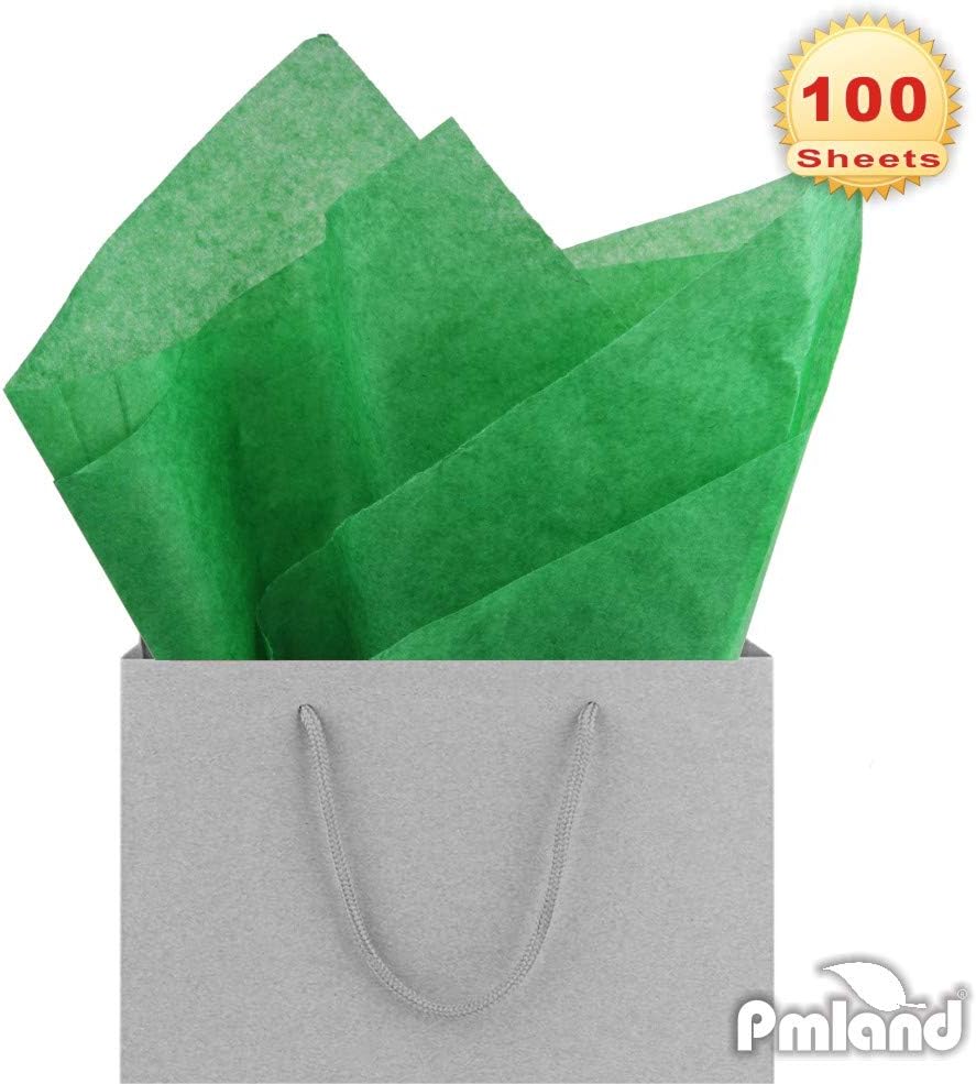 PMLAND Premium Green Tissue Paper 100 Sheets