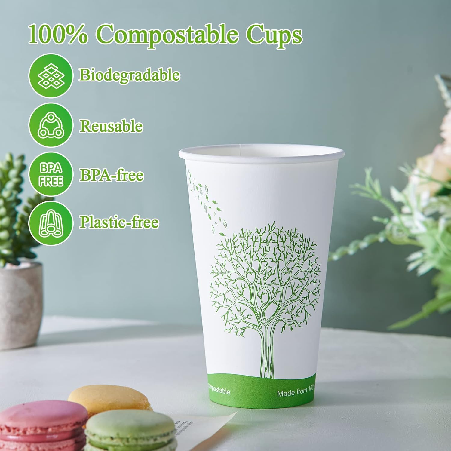 ECOLipak 210 Count 16 oz Compostable Cups