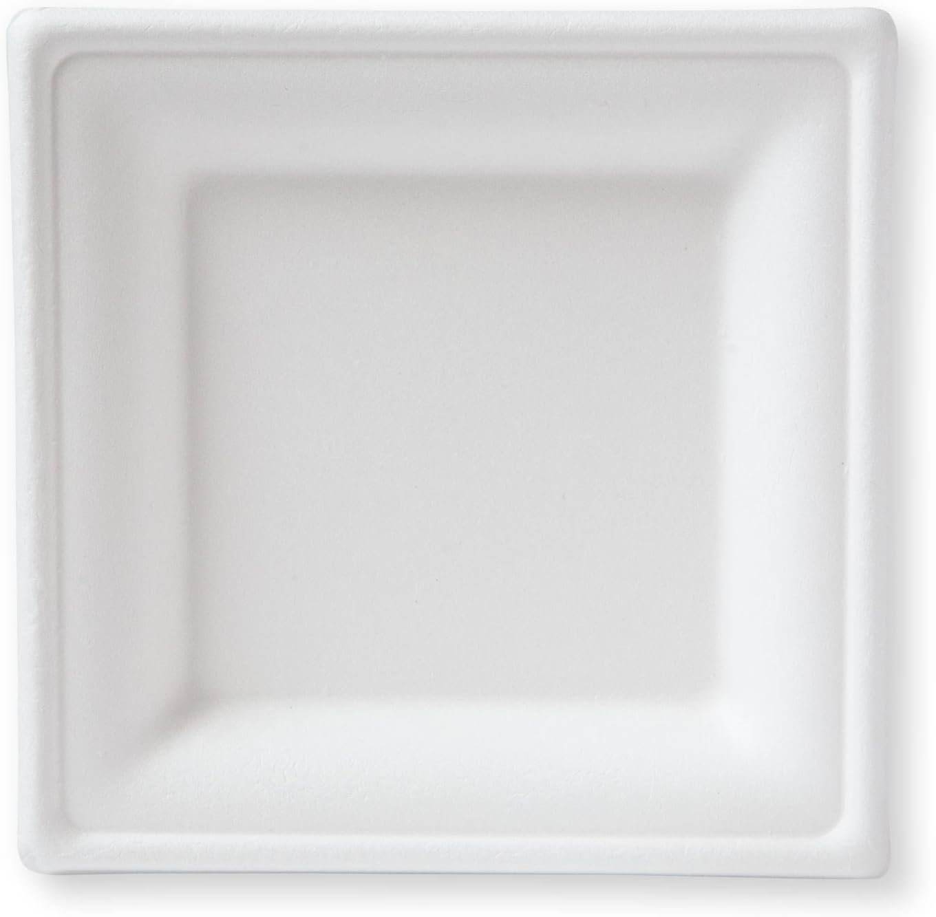 TAMRAN Susty Party 6 Inch Compostable Square Plates 50 Count