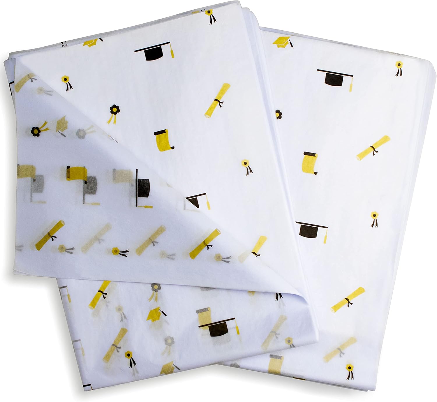 MR FIVE 30 Sheet Gold Cap Diploma Tissue Paper for Graduation