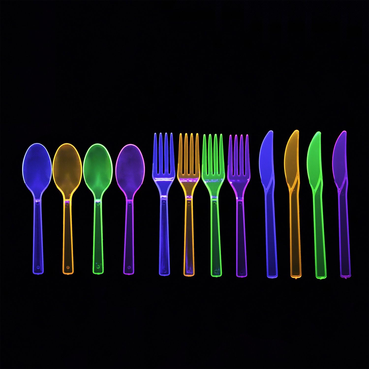 Party Essentials Hard Plastic Cutlery Combo Pack 64 Place Settings