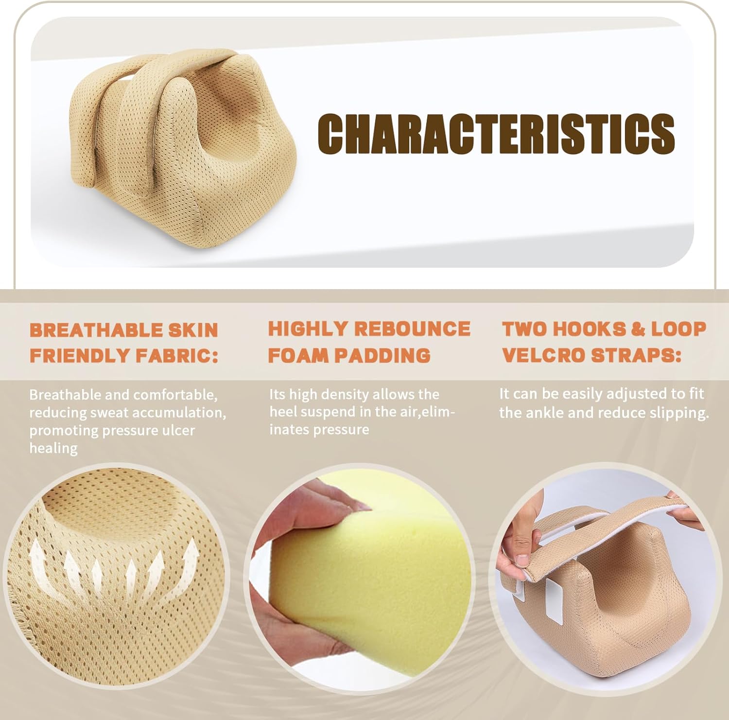 Ehucon 3D Heel Protectors for Pressure Sores