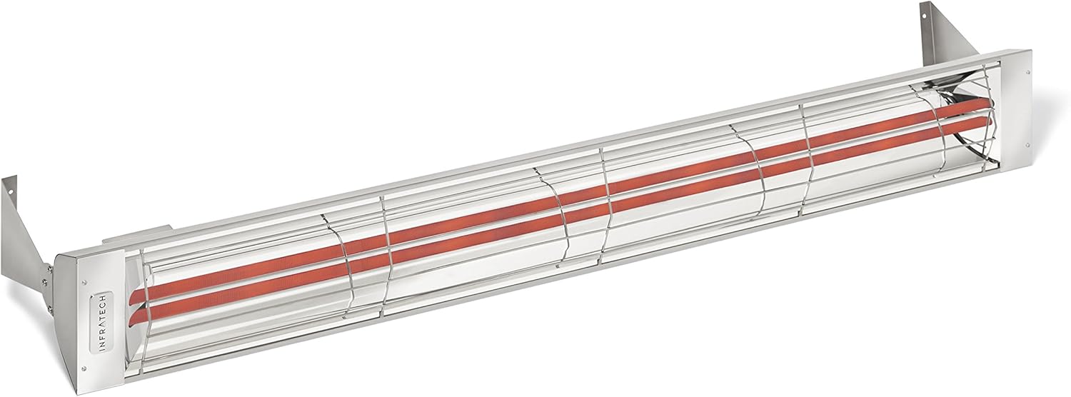 Infratech WD6024SS Dual Element 6000 Watt Electric Patio Heater Stainless Steel