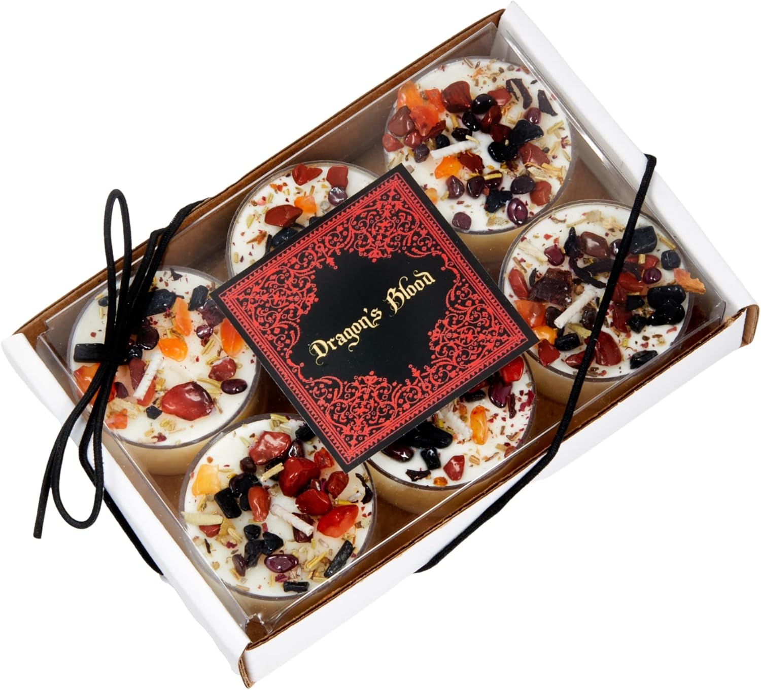 Dragons Blood Candle Set of 6 - Protection Grounding