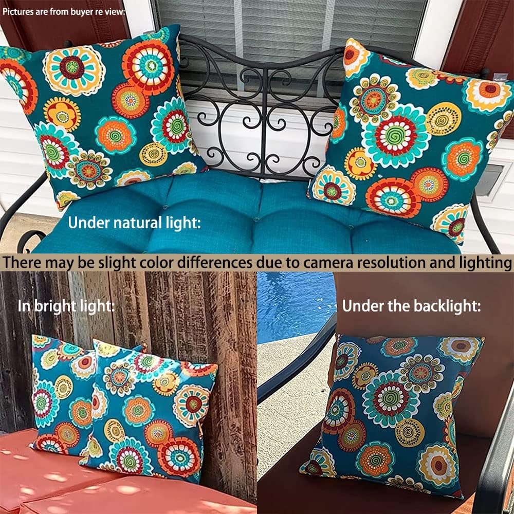 Magpie Fabrics Pack of 2 Waterproof Throw Pillow with Insert 18x18 Inch