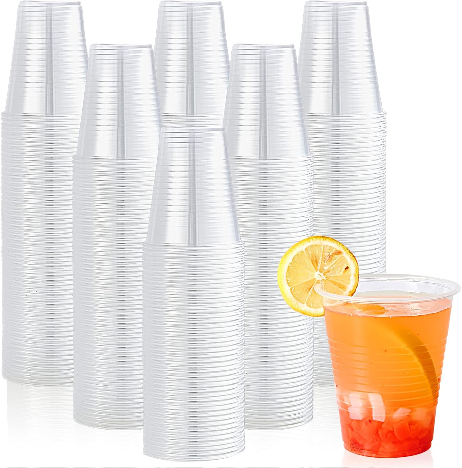 Lilymicky 450 Pack 12 oz Clear Plastic Cups