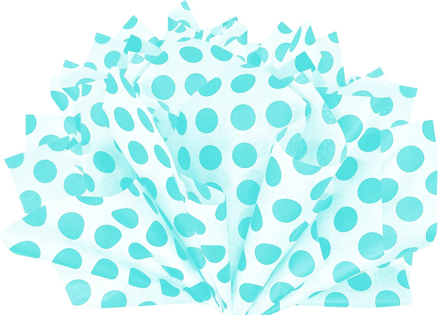 Flexicore Packaging Polka Dot Tissue Paper 15x20in 100 Sheets
