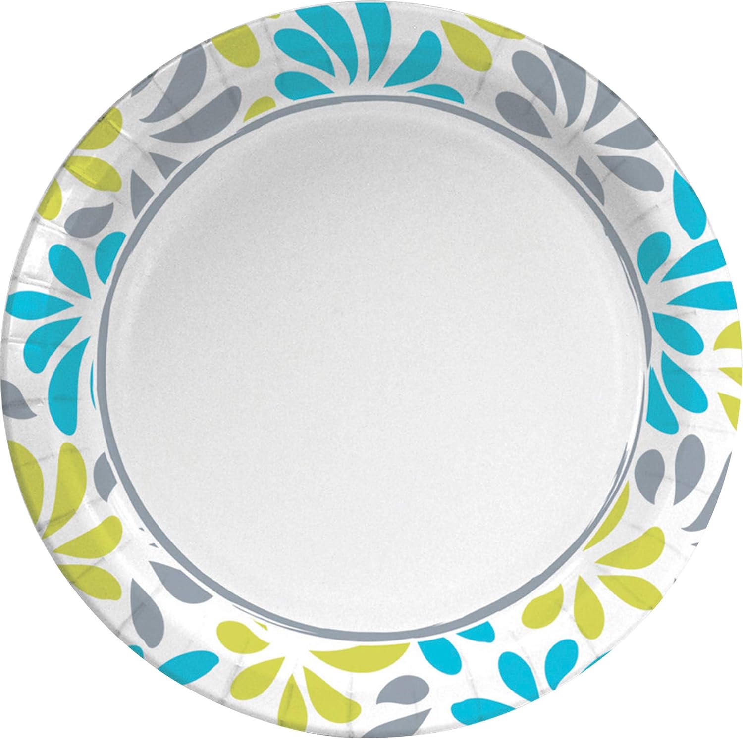 Genuine Joe Printed Paper Plates 7 Inches Pack of 125
