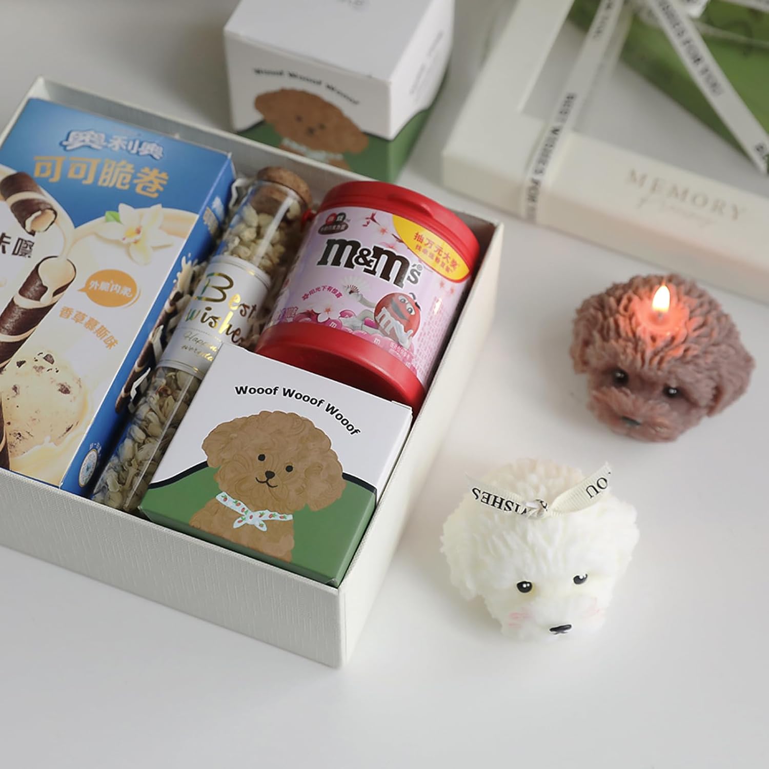 Teddy Dog Shaped Scented Candle 100G Aromatherapy
