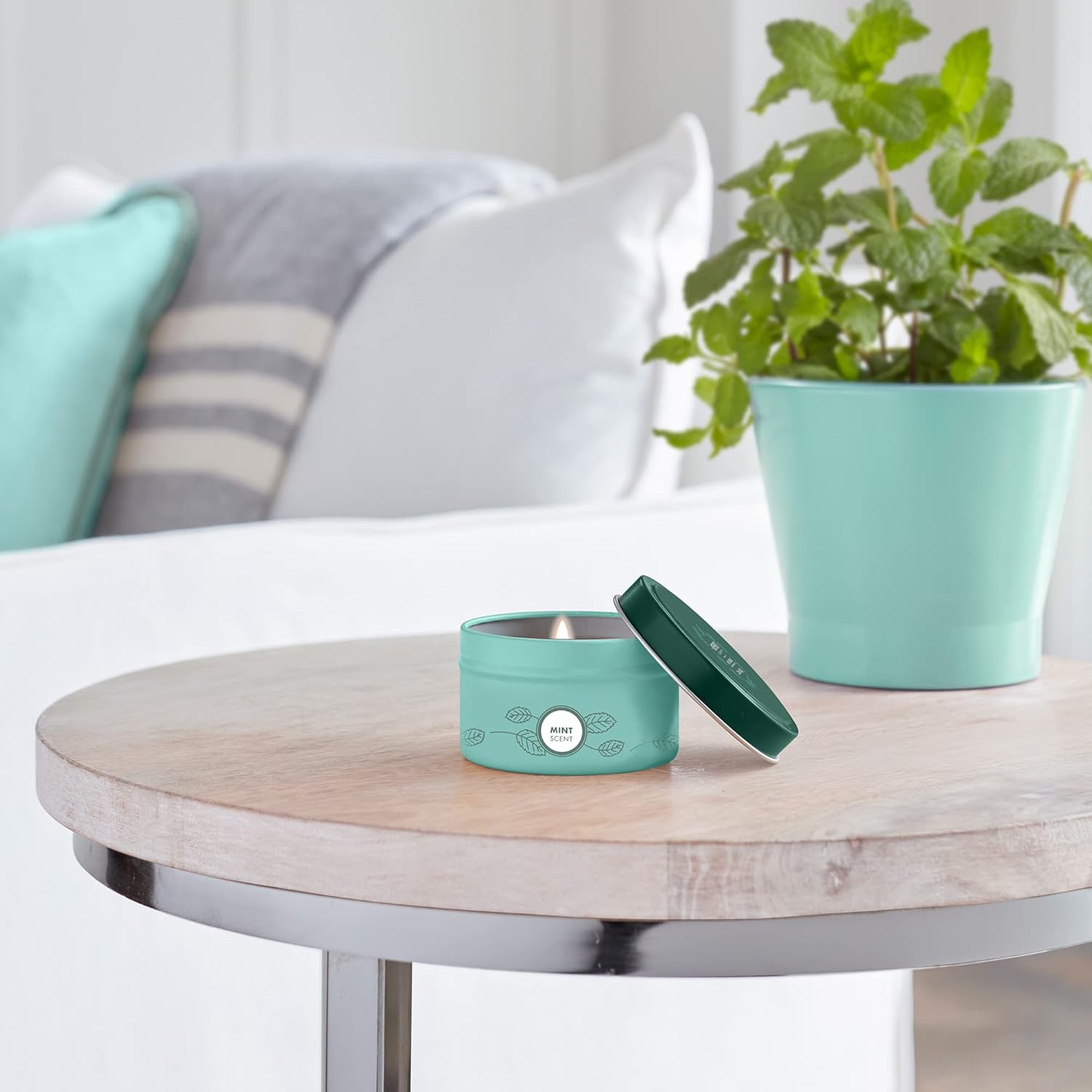 Mrs Meyers Clean Day Mint Soy Candle 12 Hour Burn