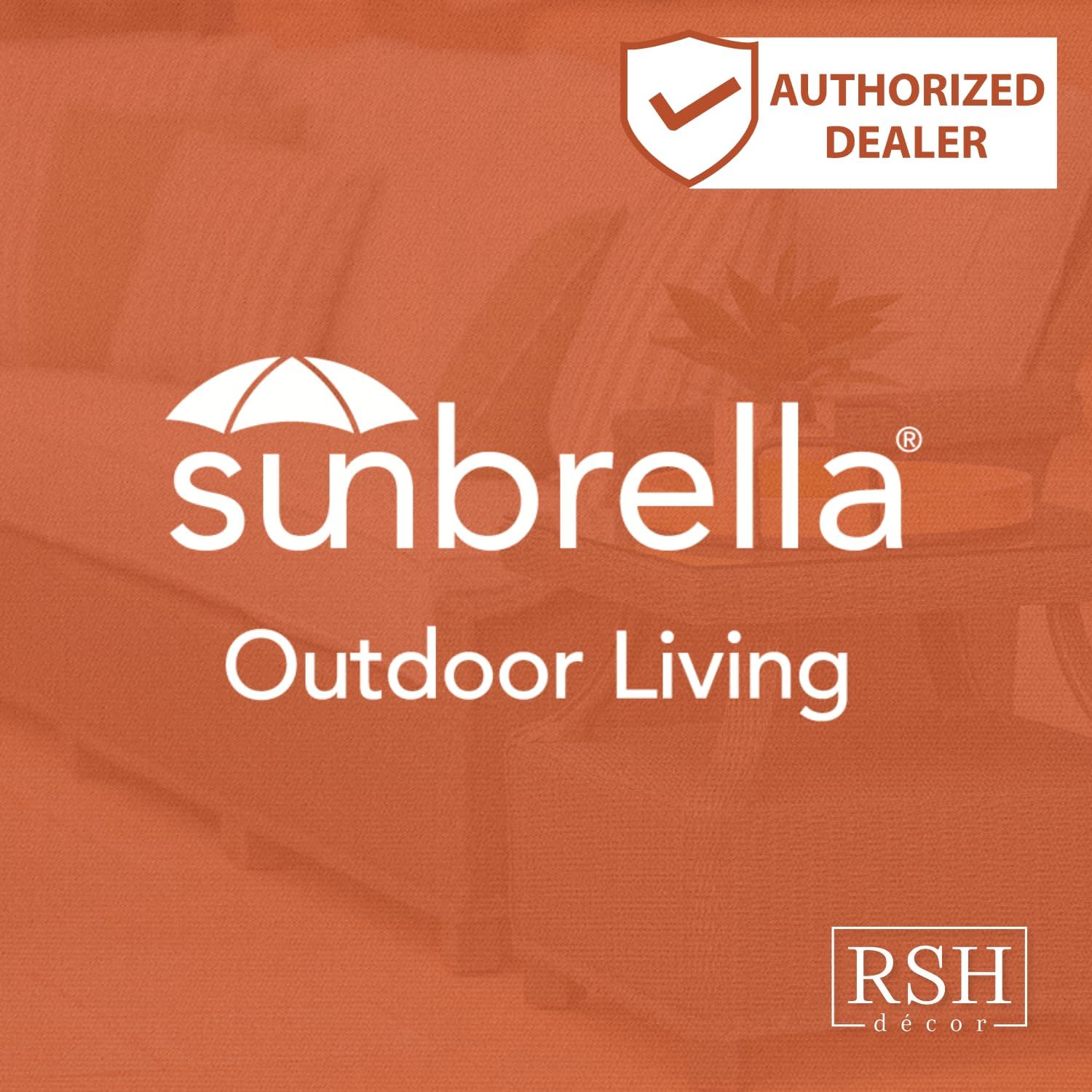 RSH Decor Sunbrella Square Throw Pillow Set of 2 24x24