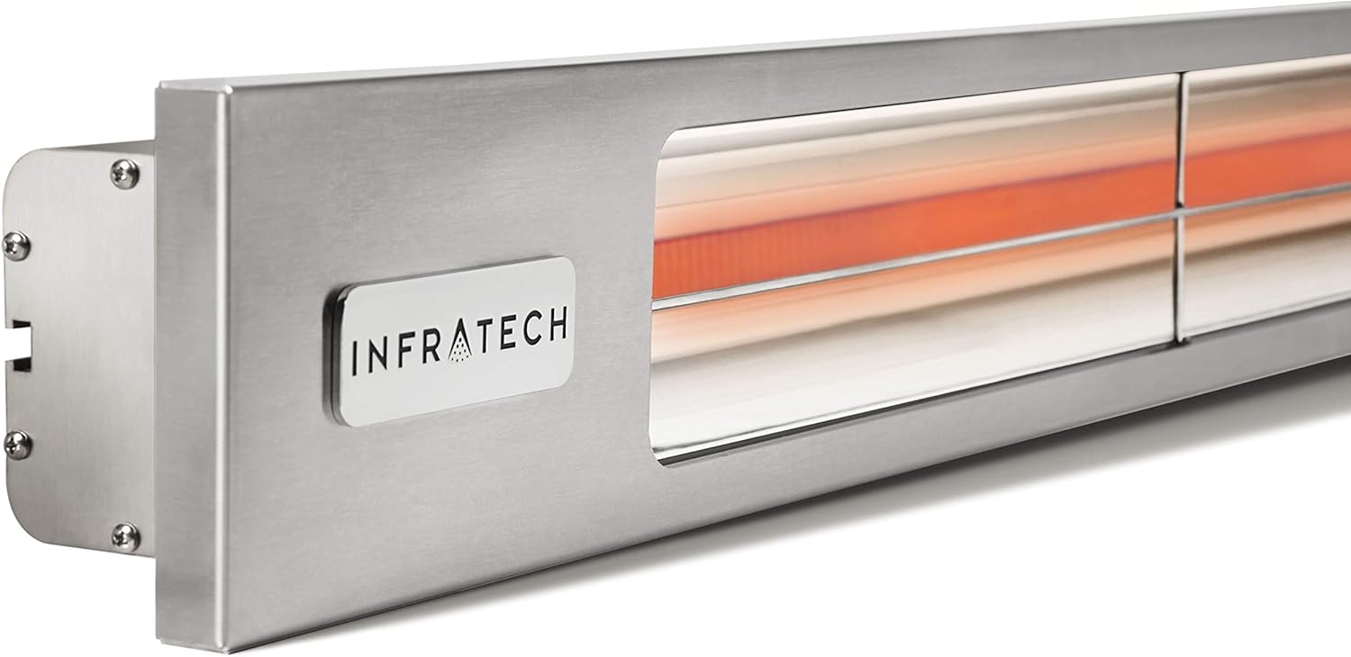 Infratech SL Series 635 Inch 4000W Silver Outdoor Heater