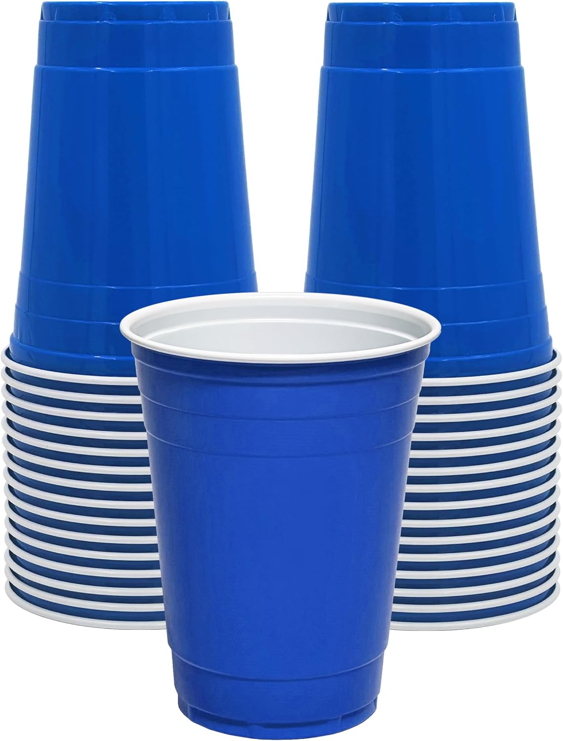 PAMI Blue Plastic Party Cups 30 Pack 16oz