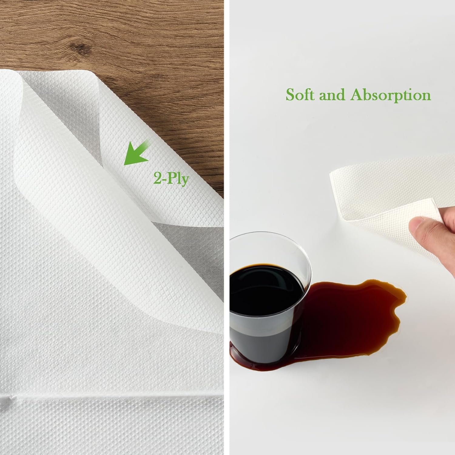 ECOLipak 250 Count Disposable Napkins