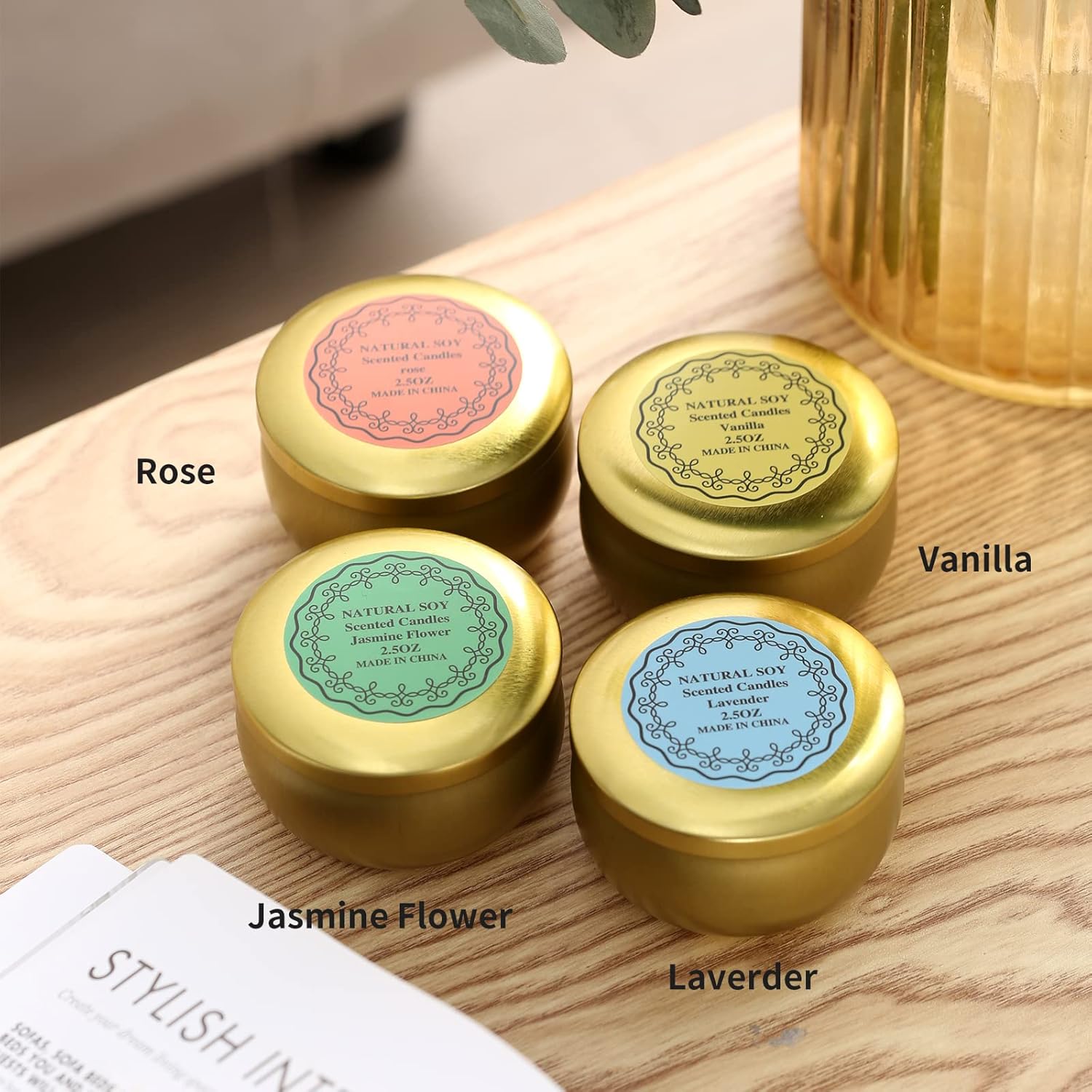 Qinxiang Scented Candles Gift Set 16 Pack