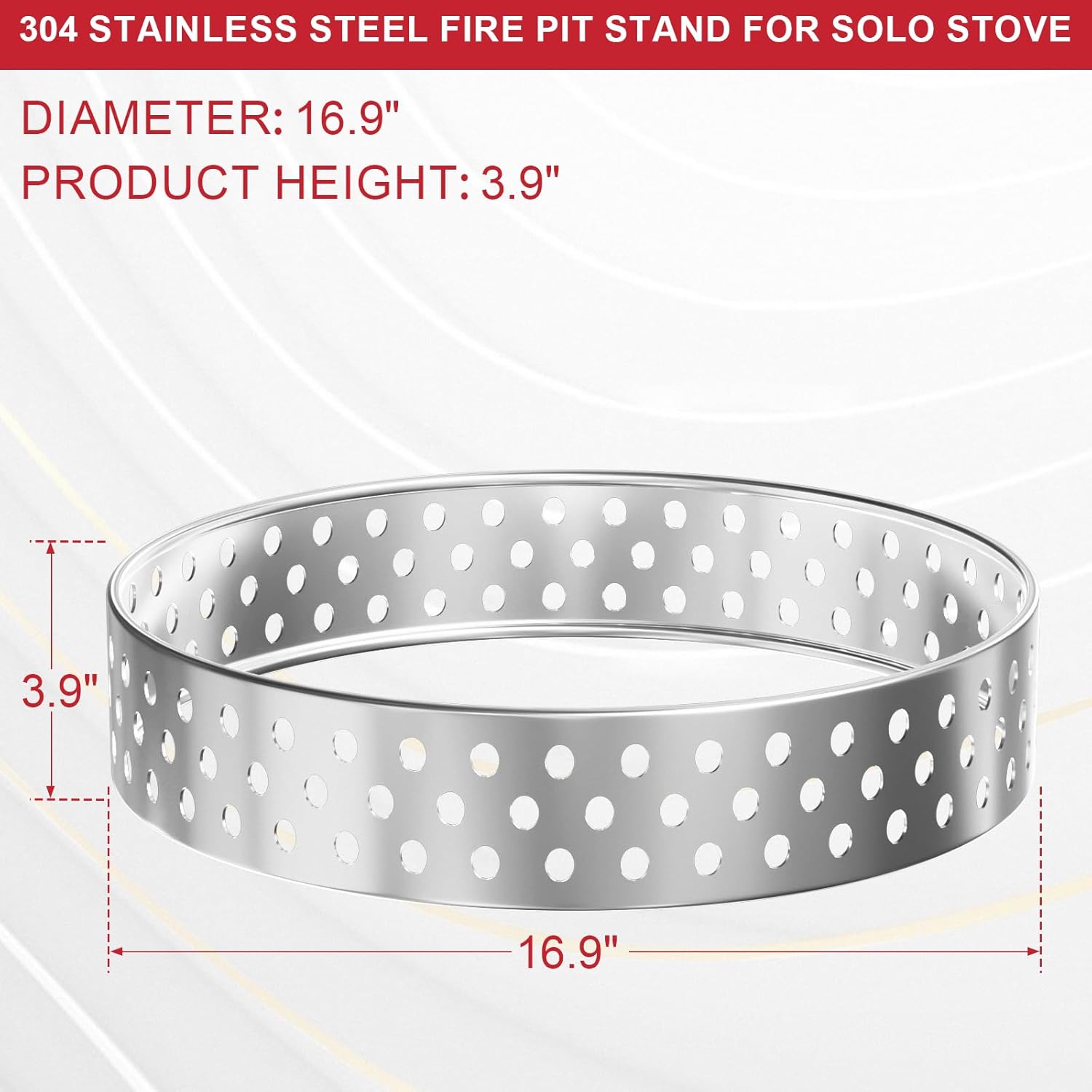 Fire Pit Stand for Solo Stove Bonfire 195 Inch