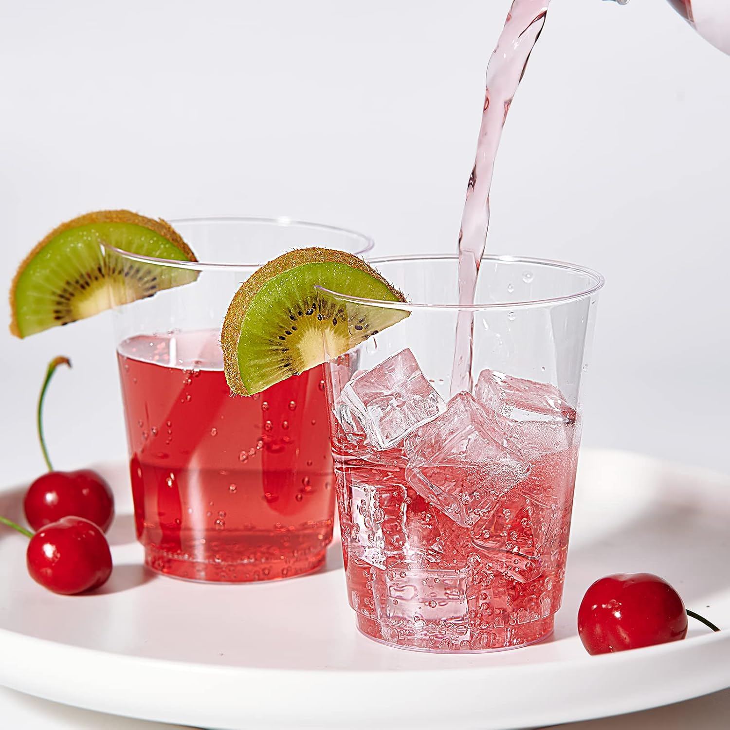 JollyPack 300 Pack Clear Plastic Cups 10 Oz Heavy Duty