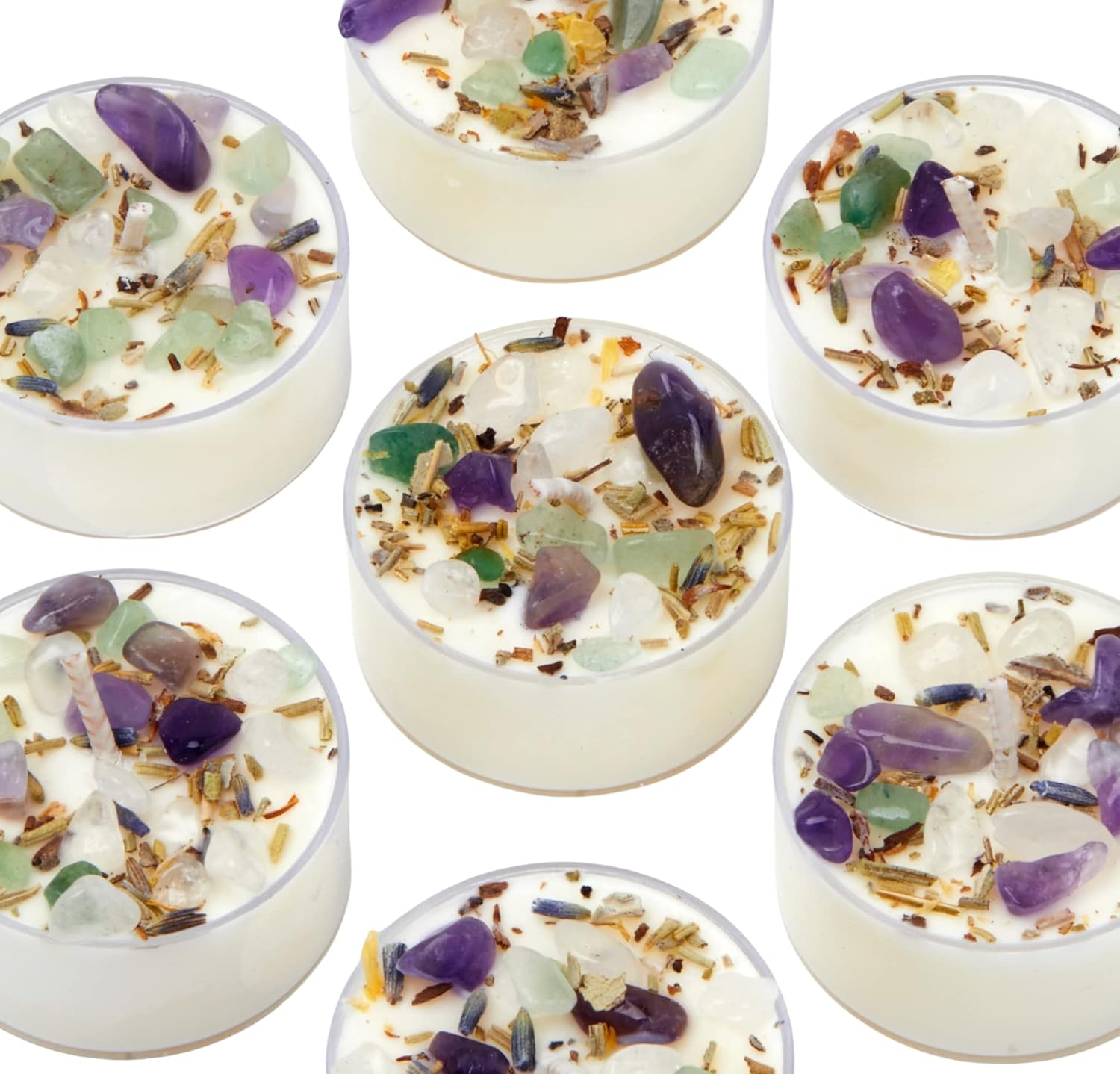 New Moon Beginnings Healing Energy Candle Set of 6 Tealights