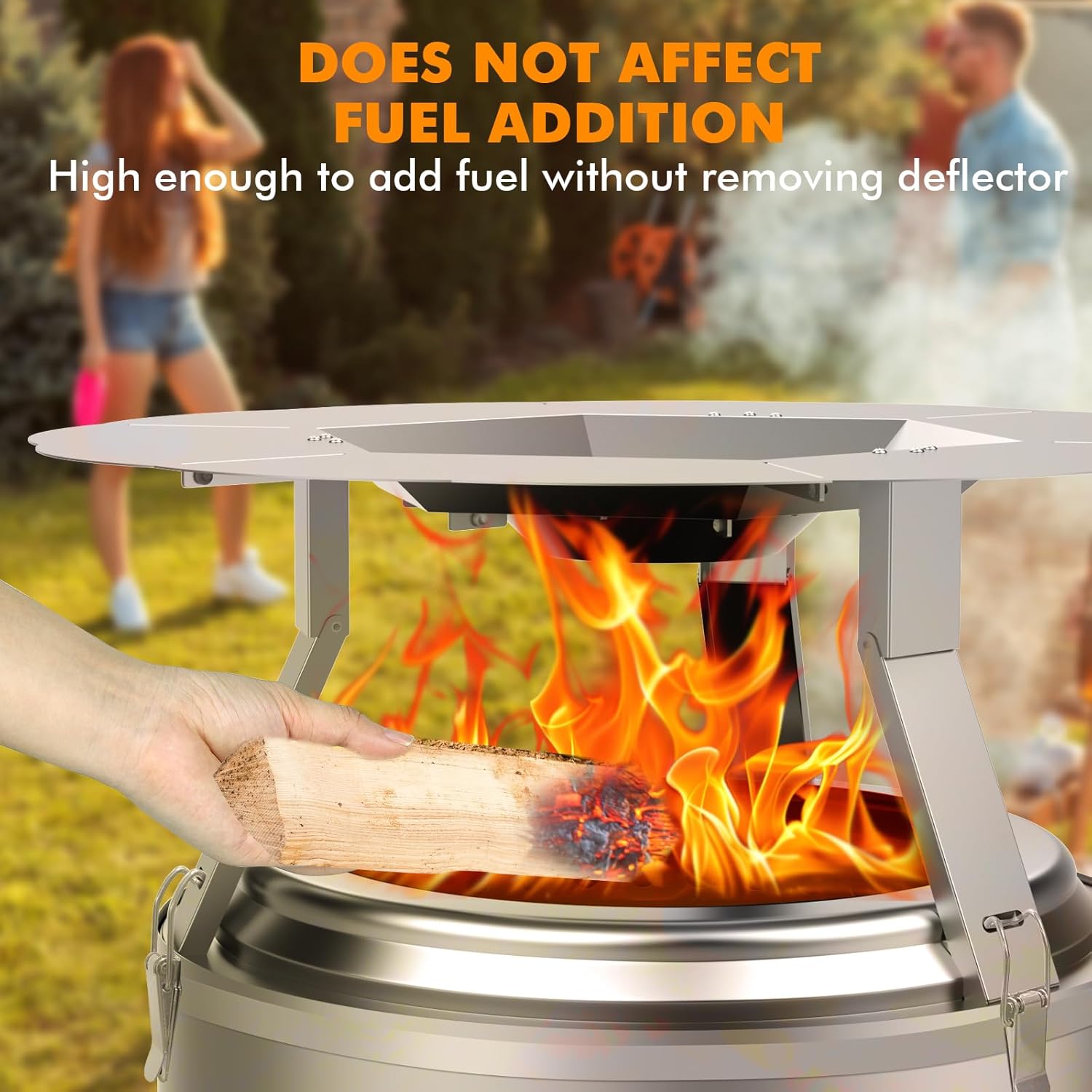 Dirza Heat Deflector for Solo Stove Yukon 27 Fire Pit