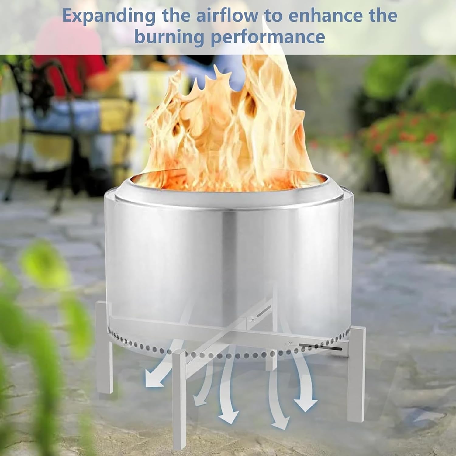 Adjustable Fire Pit Stand For Solo Stove Fire Pits