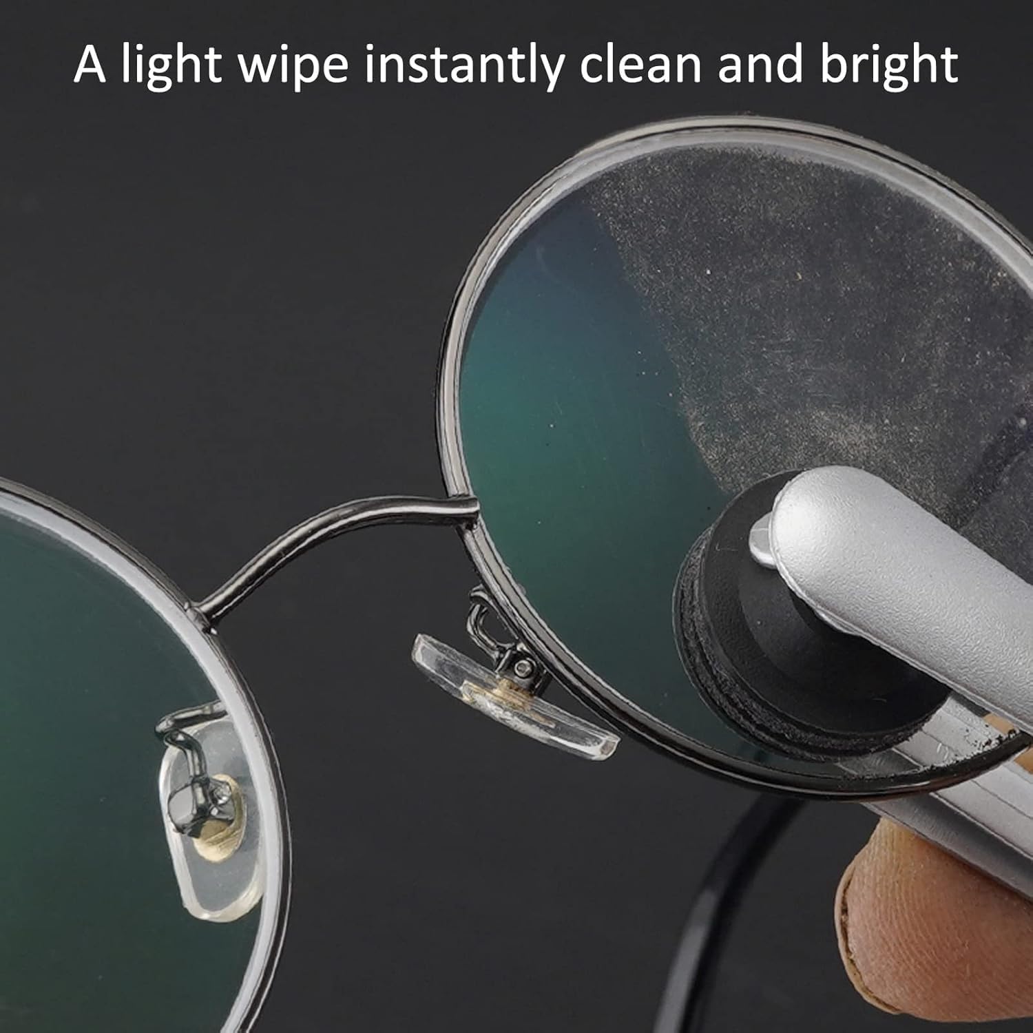3Pcs Glasses Cleaner Kit with Microfiber and Brush