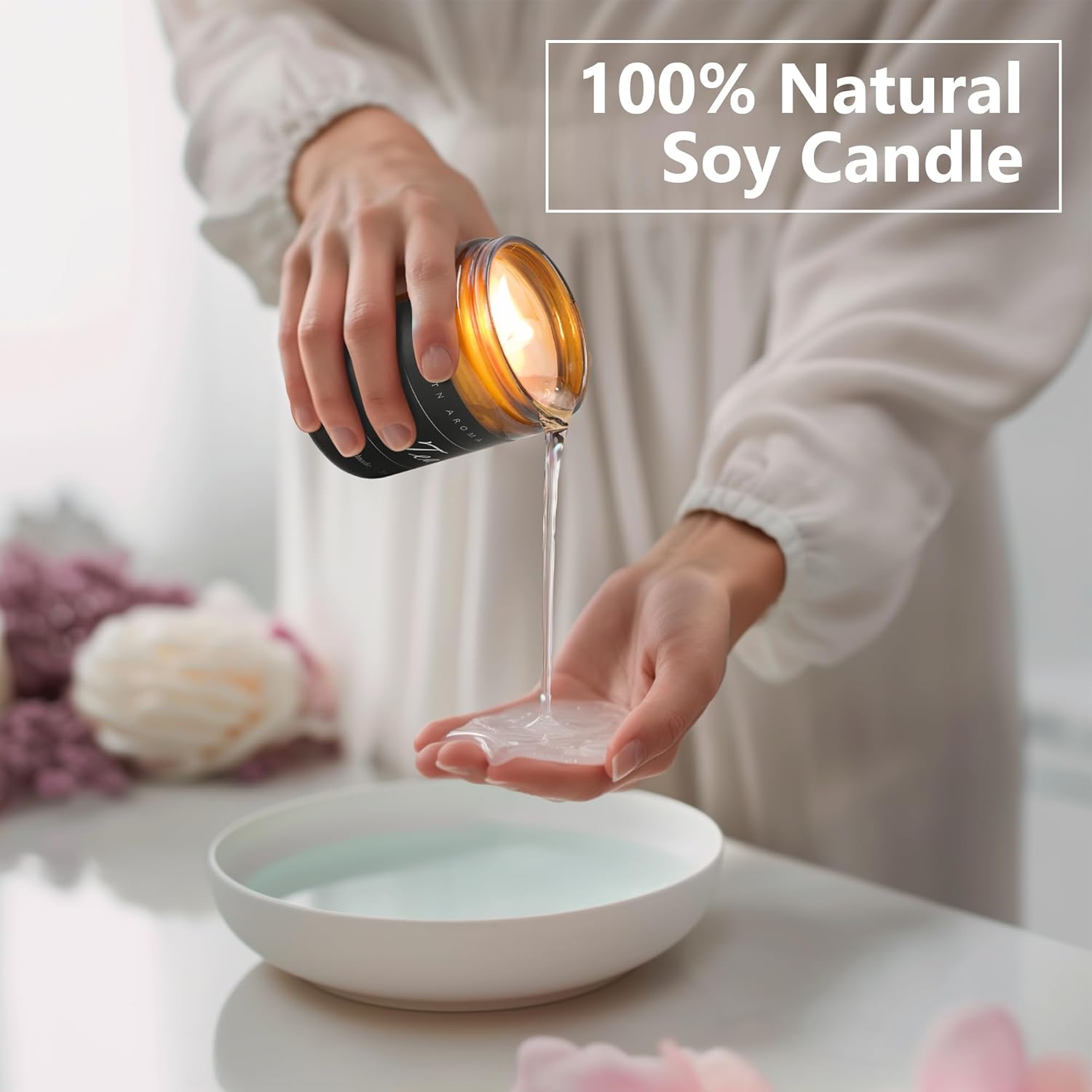 MOASITN Pumpkin Spice Aromatherapy Candles for Home