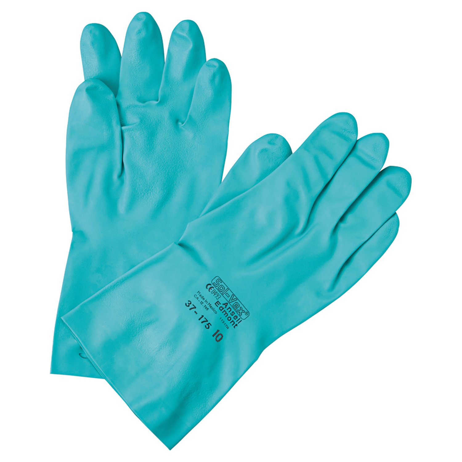 Ansell Sol-Vex Nitrile Gloves Green Pack of 12