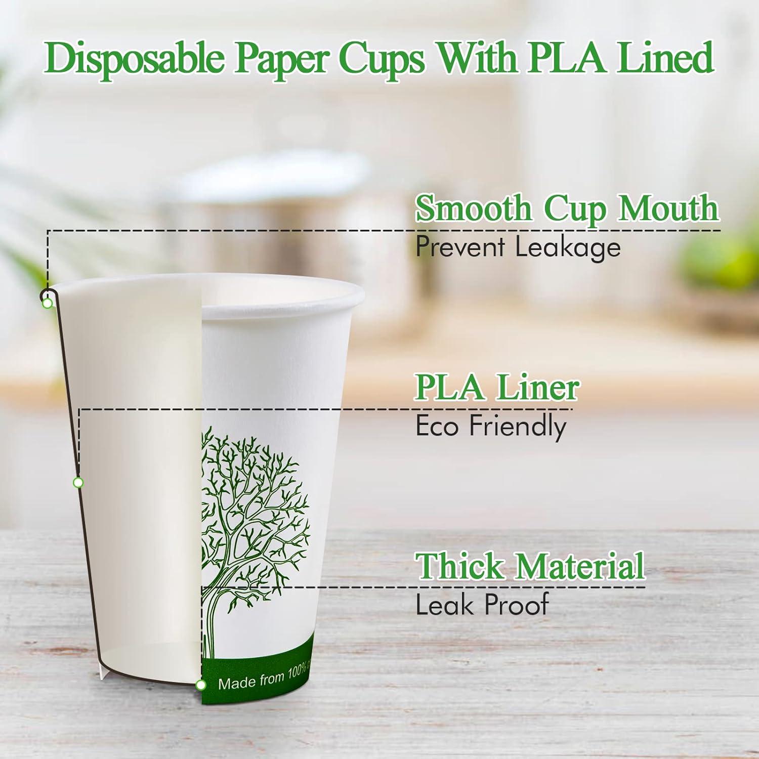 ECOLipak 210 Count 16 oz Compostable Cups
