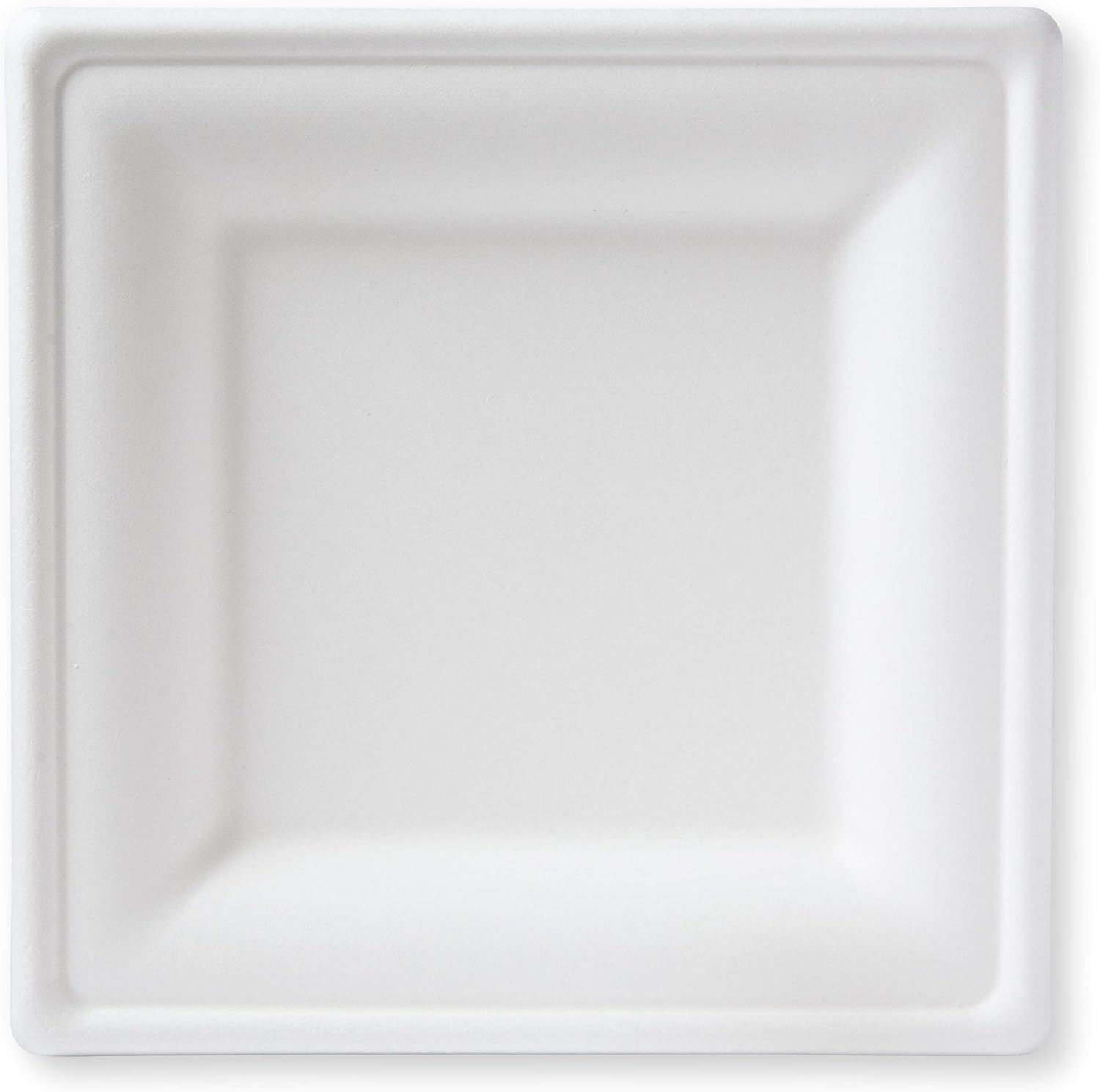 Susty Party 10-Inch Compostable Square Plates 50 Count
