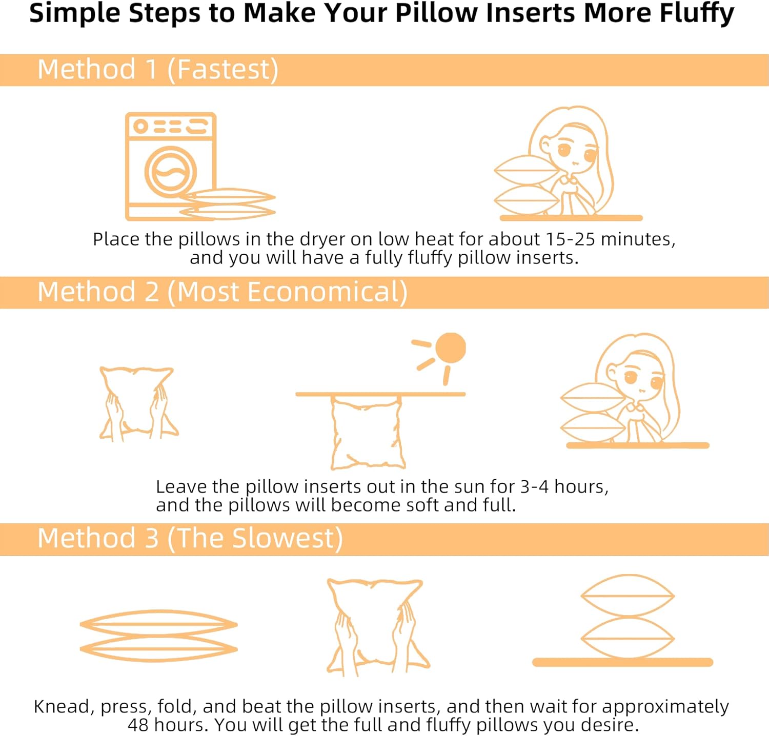 12 x 20 Outdoor Pillow Inserts Set of 4