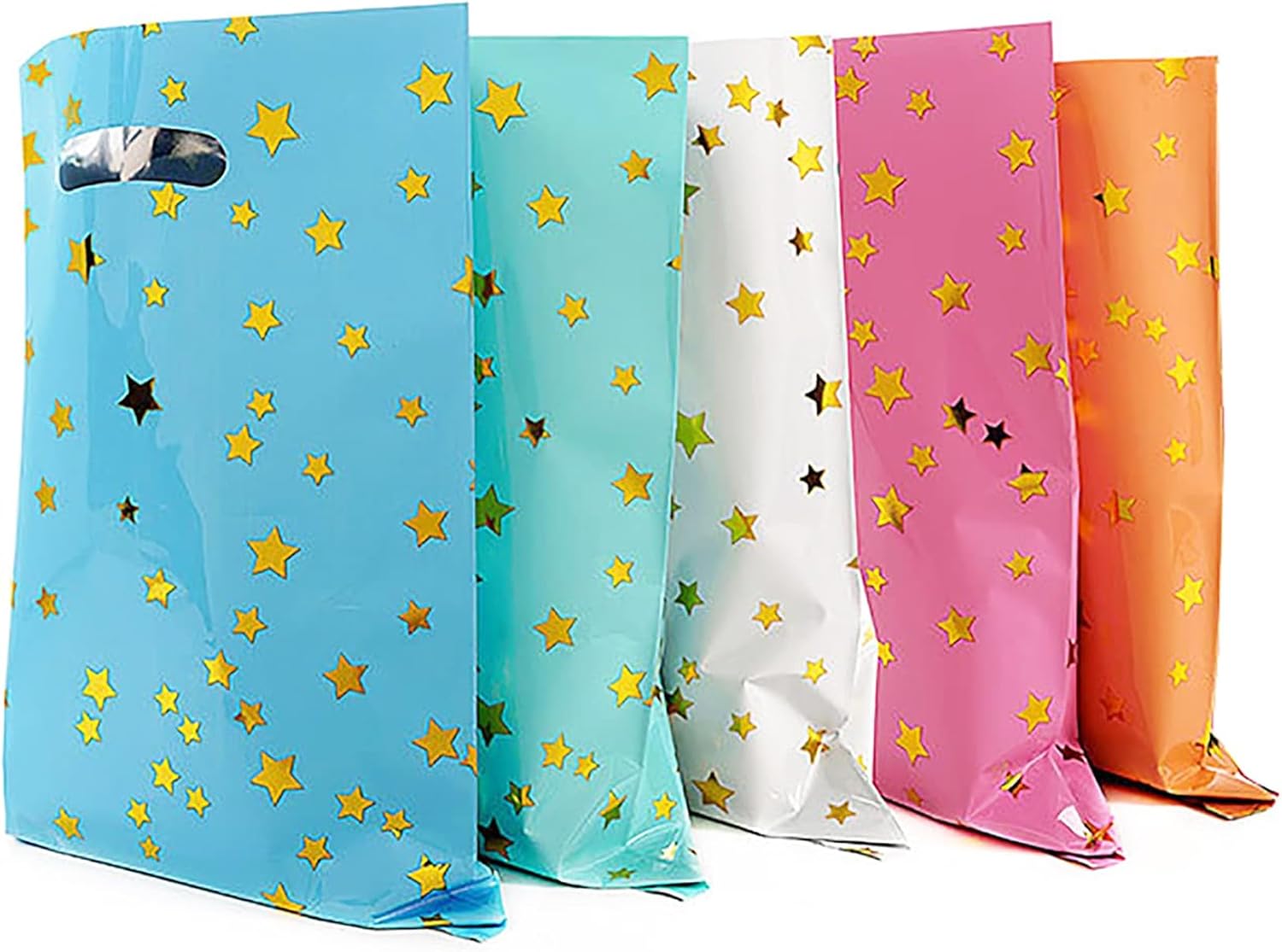 25pcs Star Pattern Gift Bags for Kids Birthday Party